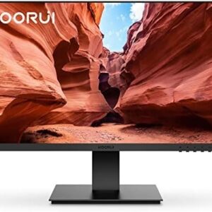 KOORUI 27 Inch FHD Monitor, Computer Monitor(1080P, 75HZ, HDMI+VGA, 99% SRGB