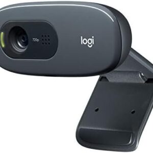 Logitech C270 HD Webcam, 720p, Widescreen HD Video Calling,Light Correction