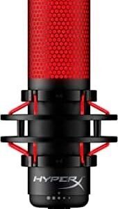 HyperX QuadCast - USB Condenser Gaming Microphone, for PC, PS4, PS5 and Mac