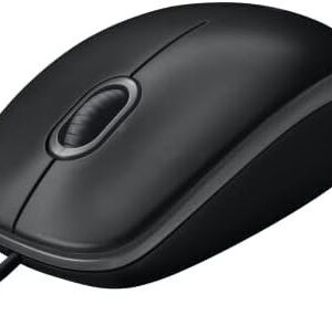 Logitech M100 Corded Mouse – Wired USB Mouse for Computers and Laptops