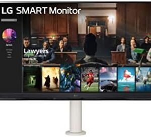LG (32SQ780S) - 32-Inch 4K UHD(3840x2160) Display, Ergo Stand, webOS Smart