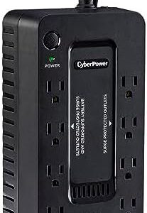 CyberPower ST425 Standby UPS System, 425VA/260W, 8 Outlets, Compact, Black