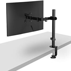Pholiten Single Monitor Arm,Single Monitor Desk Mount,Adjustable Monitor