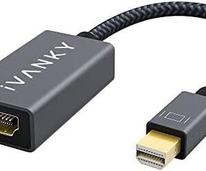 IVANKY Mini DisplayPort to HDMI Adapter, Mini DP(Thunderbolt) to HDMI Adapter