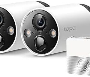 TP-Link Tapo 2K QHD Outdoor Wireless Security Camera System, Up to 180 Day