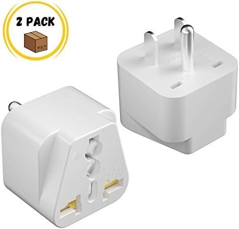 Bates- European Plug Adapter, 2 pc, Travel Adapter, US to Europe Plug Adapter - Image 2