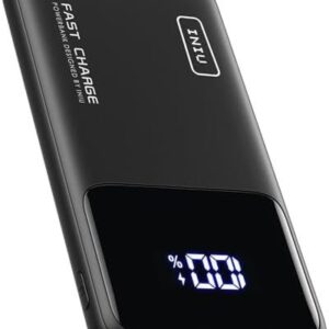 INIU Portable Charger, Slimmest Fast Charging 10000mAh USB C in/Out Power Bank
