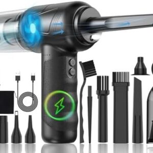 Compressed Air Duster with Air Blower 160000RPM Vacuum Cleaner and Air Duster