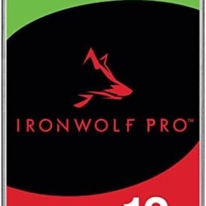 Seagate IronWolf Pro, 12 TB, Enterprise NAS Internal HDD –CMR 3.5 Inch, SATA 6