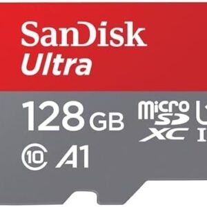 SanDisk 128GB Ultra microSDXC UHS-I Memory Card with Adapter - Up to 140MB/s