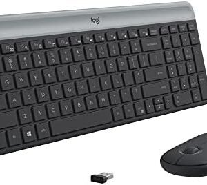 Logitech MK470 Slim Wireless Keyboard and Mouse Combo - Modern Compact Layout