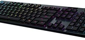 Logitech G915 Mechanical Gaming Keyboard, Low Profile GL Linear Key Switch