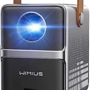 Mini Projector with 5G WiFi and Bluetooth, WiMiUS 1080P