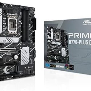 ASUS Prime H770-PLUS D4 Intel® H770(13th and 12th Gen) LGA 1700 ATX Motherboard