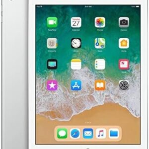 Apple 9.7in iPad (Early 2018, 32GB, Wi-Fi Only, Silver) MR7G2LL/A (Renewed)