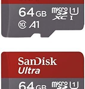SanDisk 64GB X2 (128GB) MicroSD HC Ultra Uhs-1 Memory Card