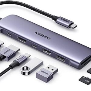 UGREEN Revodok 7 in 1 USB-C Hub with 4K HDMI, 100W Power Delivery