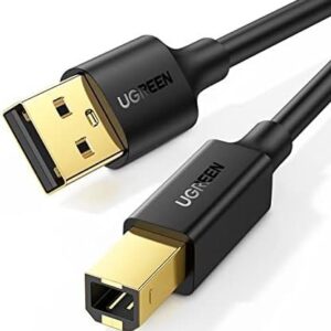 UGREEN USB Printer Cable - USB A to B Cable, 2.0 USB B Cable High-Speed Printer