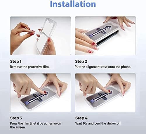 LK 3 Pack iPhone 13 Screen Protector with 3 Pack Camera Lens Protector - Image 7