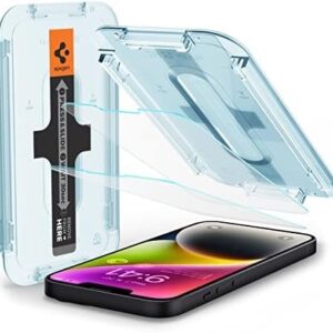 Spigen Tempered Glass Screen Protector [GlasTR EZ FIT] designed for iPhone 14