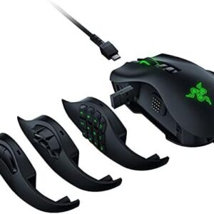 Razer Naga Pro Wireless Gaming Mouse: Interchangeable Side Plate
