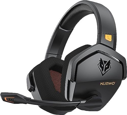 NUBWO G06 Dual Wireless Gaming Headset with Microphone for PS5, PS4, PC, Mobile