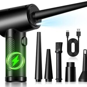 Compresed Air Duster, 65000RPM Electric Cordless Air Duster Keyboard Cleaner