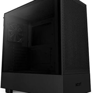 NZXT H5 Flow Compact ATX Mid-Tower PC Gaming Case – High Airflow Perforated