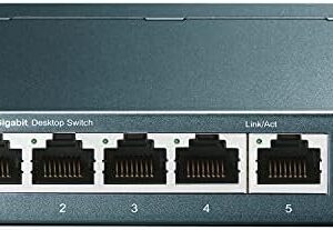 TP-Link TL-SG105, 5 Port Gigabit Unmanaged Ethernet Switch, Network Hub