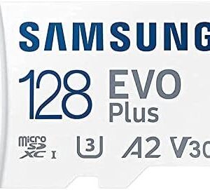 Samsung Evo Plus 128GB microSD SDXC U3 Class 10 A2 Memory Card 130MB/S Adapter