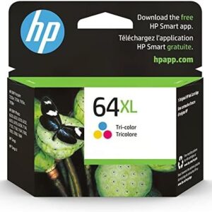 HP 64XL Tri-color High-yield Ink Cartridge | Works with HP ENVY Inspire 7950e;