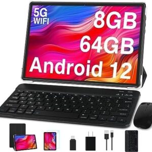 Tablet DMAOAO Android 12 Tablet 2023 Latest Octa-Core 2.0GHz CPU 2 in 1 Tablets