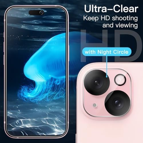 JETech Screen Protector for iPhone 15 6.1-Inch with Camera Lens Protector - Image 6