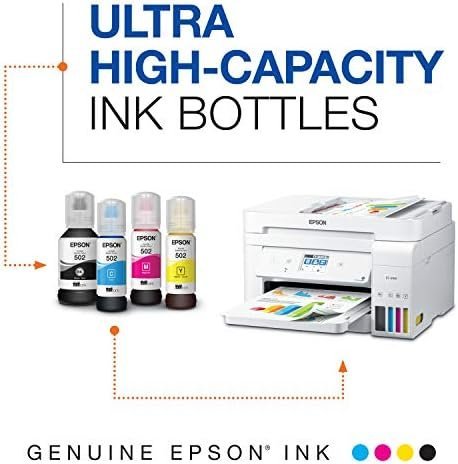 EPSON 502 EcoTank Ink Ultra-high Capacity Bottle Color Combo Pack Works - Image 6