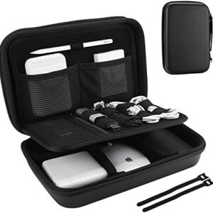 ProCase Hard Travel Electronic Organizer Case for MacBook Power Adapter Chargers