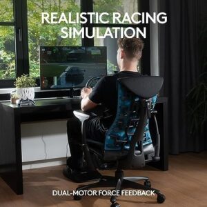 Logitech G29 Driving Force Racing Wheel and Floor Pedals, Real Force Feedback