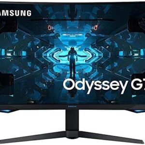 SAMSUNG 27" Odyssey G7 Series WQHD (2560x1440) Gaming Monitor, 240Hz, Curved