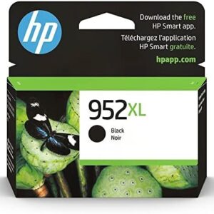 HP 952XL Black High-yield Ink Cartridge | Works with HP OfficeJet 8702, HP