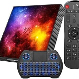 Android TV Box 4GB RAM 128GB ROM Upgraded W2 Mali-G31 2.4G/5G Dual WiFi