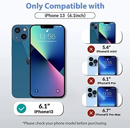 LK 3 Pack iPhone 13 Screen Protector with 3 Pack Camera Lens Protector - Image 2