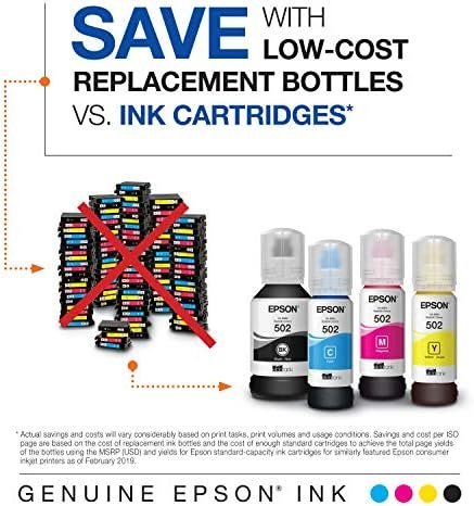 EPSON 502 EcoTank Ink Ultra-high Capacity Bottle Color Combo Pack Works - Image 4
