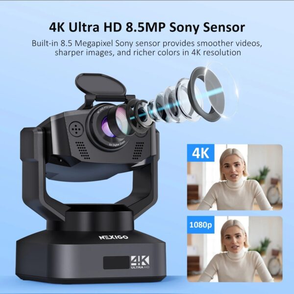 NexiGo N990 4K PTZ Webcam - Image 2