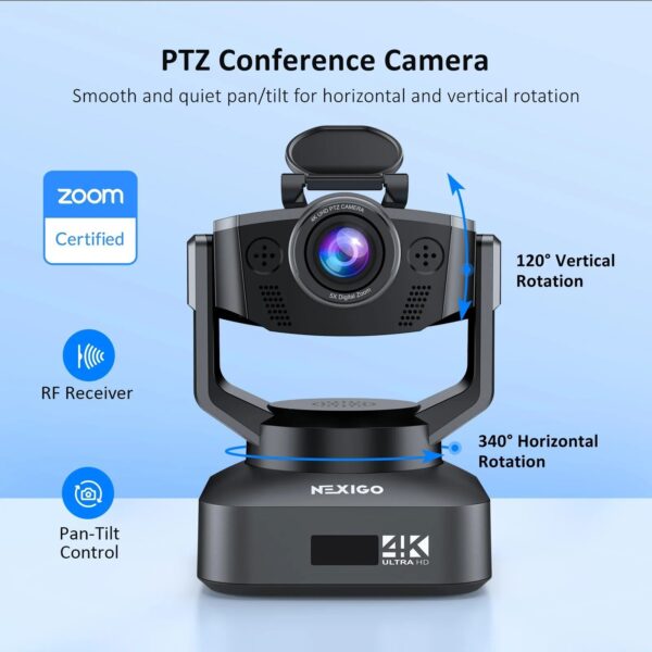 NexiGo N990 4K PTZ Webcam - Image 4