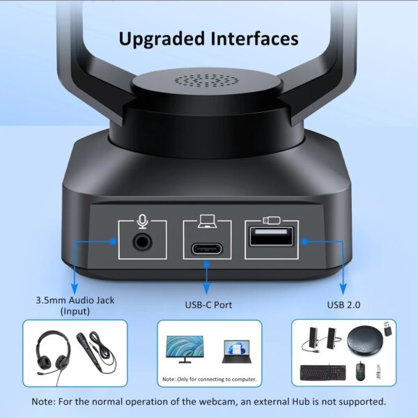 NexiGo N990 4K PTZ Webcam - Image 5