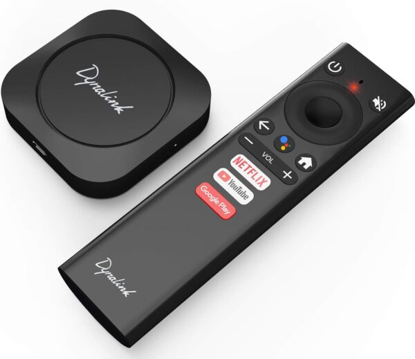 Dynalink Android TV Box, Android 10 Support 4K HDR Smart Streaming Media Player
