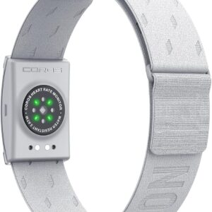 COROS Heart Rate Monitor, Comfort, Easy to wear, Auto-wear Detection, Advanced Sensor, Precise Data, Bluetooth, 38 Hours Battery Life, Connects up to 3 Devices at Once, for Run and Bike